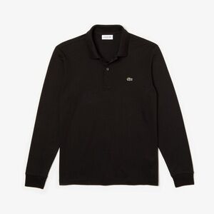 Lacoste Black Long Sleeve Polo Shirt